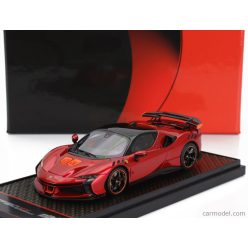   FERRARI  SF90 XX STRADALE 2024  ROSSO FUOCO - RED ORANGE BLACK