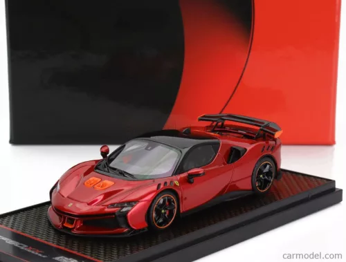 FERRARI  SF90 XX STRADALE 2024  ROSSO FUOCO - RED ORANGE BLACK
