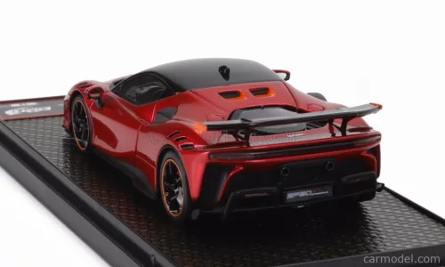 FERRARI  SF90 XX STRADALE 2024  ROSSO FUOCO - RED ORANGE BLACK