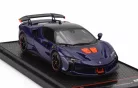 FERRARI  SF90 XX STRADALE 2024  BLU ELETTRICO - BLUE MET BLACK ORANGE