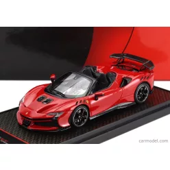   FERRARI  SF90 XX STRADALE SPIDER 2024  ROSSO CORSA 322 - RED BLACK