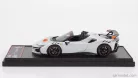 FERRARI  SF90 XX STRADALE SPIDER 2024  BIANCO ARTICO - WHITE MET ORANGE BLACK