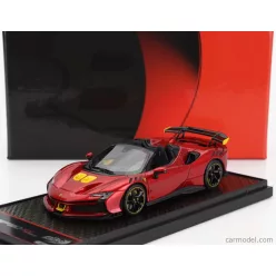   FERRARI  SF90 XX STRADALE SPIDER 2024  ROSSO PORTOFINO - RED MET YELLOW BLACK