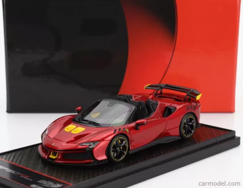 FERRARI  SF90 XX STRADALE SPIDER 2024  ROSSO PORTOFINO - RED MET YELLOW BLACK