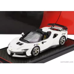   FERRARI  SF90 XX STRADALE SPIDER 2024  BIANCO CERVINO - WHITE BLACK