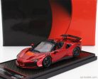 FERRARI  SF90 XX STRADALE SPIDER 2024  ROSSO FUOCO - RED MET ORANGE BLACK