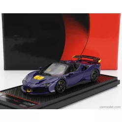   FERRARI  SF90 XX STRADALE SPIDER 2024  BLU ELETTRICO - BLUE YELLOW BLACK