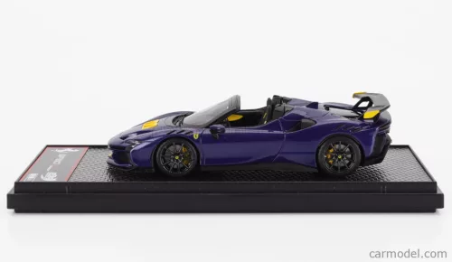 FERRARI  SF90 XX STRADALE SPIDER 2024  BLU ELETTRICO - BLUE YELLOW BLACK