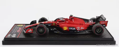 FERRARI  F1  SF-23 TEAM SCUDERIA FERRARI N 16 3rd BELGIUM GP 2023 CHARLES LECLERC  RED BLACK
