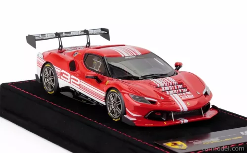 FERRARI  296 GT3 3.0L TWIN TURBO V6 CHALLENGE N 32 FINALI MONDIALI MUGELLO ITALY 2023  RED WHITE