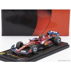   FERRARI  F1  SF-24 TEAM SCUDERIA FERRARI N 55 5th MIAMI GP 2024 CARLOS SAINZ  RED LIGHT BLUE