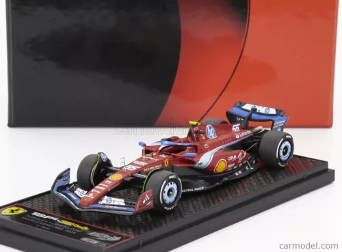 FERRARI  F1  SF-24 TEAM SCUDERIA FERRARI N 55 5th MIAMI GP 2024 CARLOS SAINZ  RED LIGHT BLUE