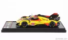 FERRARI  499P 3.0L TURBO V6 TEAM AF CORSE N  83 24h LE MANS 2024 ROBERT KUBICA - ROBERT SHWARTZMAN - YIFEI YE  YELLOW RED