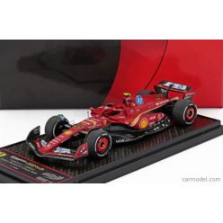   FERRARI  F1  SF-24 TEAM SCUDERIA FERRARI N 55 4th MONZA GP 2024 CARLOS SAINZ  RED BLACK