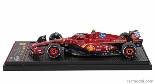 FERRARI  F1  SF-24 TEAM SCUDERIA FERRARI N 55 4th MONZA GP 2024 CARLOS SAINZ  RED BLACK