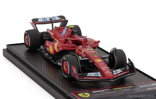 FERRARI  F1  SF-24 TEAM SCUDERIA FERRARI N 55 4th MONZA GP 2024 CARLOS SAINZ  RED BLACK