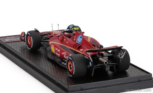 FERRARI  F1  SF-24 TEAM SCUDERIA FERRARI N 55 4th MONZA GP 2024 CARLOS SAINZ  RED BLACK