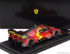 FERRARI  499P 3.0L TURBO V6 TEAM FERRARI AF CORSE N 50 3rd 1000 miles SEBRING 2023 ANTONIO FUOCO - MIGUEL MOLINA - NICKLAS NIELSEN  RED YELLOW BLACK