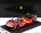 FERRARI  499P 3.0L TURBO V6 TEAM FERRARI AF CORSE N 51 3rd WEC 6h SPA 2023 ALESSANDRO PIER GUIDI - JAMES CALADO - ANTONIO GIOVINAZZI  RED YELLOW BLACK
