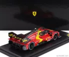FERRARI  499P 3.0L TURBO V6 TEAM FERRARI AF CORSE N 51 3rd WEC 6h SPA 2023 ALESSANDRO PIER GUIDI - JAMES CALADO - ANTONIO GIOVINAZZI  RED YELLOW BLACK