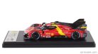 FERRARI  499P 3.0L TURBO V6 TEAM FERRARI AF CORSE N 51 3rd WEC 6h SPA 2023 ALESSANDRO PIER GUIDI - JAMES CALADO - ANTONIO GIOVINAZZI  RED YELLOW BLACK