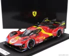 FERRARI  499P 3.0L TURBO V6 TEAM FERRARI AF CORSE N 51 3rd WEC 6h SPA 2023 ALESSANDRO PIER GUIDI - JAMES CALADO - ANTONIO GIOVINAZZI  RED YELLOW BLACK