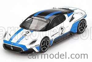 MASERATI  MC20 N 2 RACING ERFORMANCE EXPERIENCE 2024  WHITE BLUE