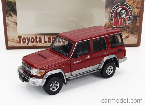 TOYOTA  LAND CRUISER LC76 2014  RED SILVER