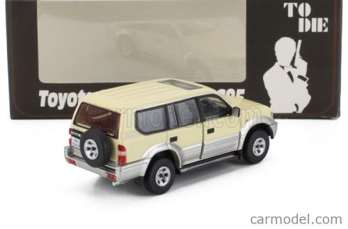 TOYOTA  LAND CRUISER PRADO LC95 1998 - 007 JAMES BOND - NO TIME TO DIE - NON E' TEMPO PER MORIRE - DANIEL CRAIG - MOVIE 2021  BEIGE