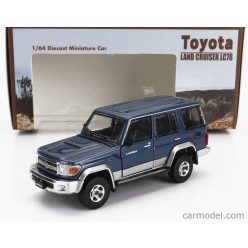 TOYOTA  LAND CRUISER LC76 2014  BLUE SILVER