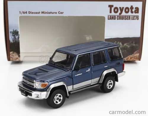 TOYOTA  LAND CRUISER LC76 2014  BLUE SILVER