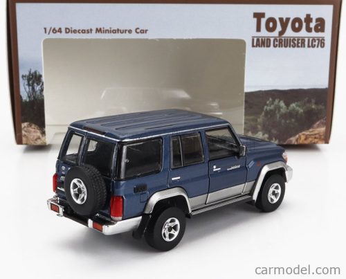 TOYOTA  LAND CRUISER LC76 2014  BLUE SILVER