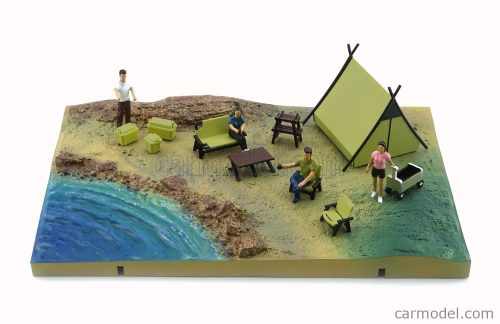 ACCESSORIES  DIORAMA CITY CAMP SITE WHIT ACCESSORIES AND FIGURES  VARIOUS