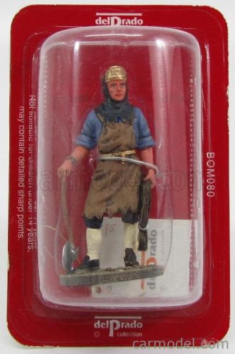 VIGILI DEL FUOCO  VIGILE DEL FUOCO FRANCESE ARTIGIANO 1780 - FRENCH FIREMAN  BROWN BLUE