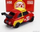 FIAT  500 BRUMS N 50 HM HYPER MODELCAR 2024  RED YELLOW BLACK