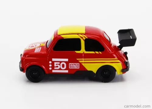 FIAT  500 BRUMS N 50 HM HYPER MODELCAR 2024  RED YELLOW BLACK