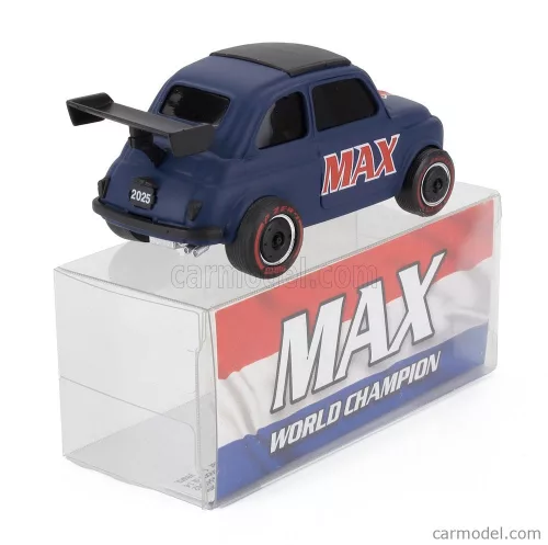 FIAT  500 BRUMS LIVERY MAX N 1 WORLD CHAMPION 2024 - F1 WHEELS  MATT BLUE