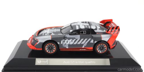 AUDI  S1 E-TRON QUATTRO N 0 PRESENTATION 2023 - CON VETRINA - WITH SHOWCASE  SILVER RED BLACK