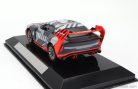 AUDI  S1 E-TRON QUATTRO N 0 PRESENTATION 2023 - CON VETRINA - WITH SHOWCASE  SILVER RED BLACK