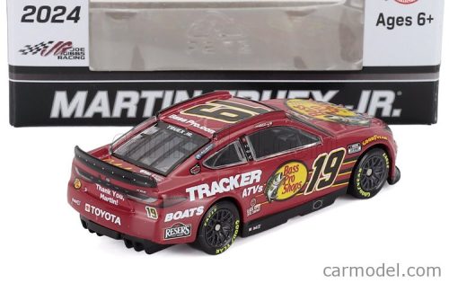 TOYOTA  CAMRY TEAM JGR N 19 NASCAR CUP SERIES 2024 MARTIN TRUEX Jr.  RED