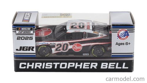 TOYOTA  CAMRY TEAM JGR N 20 NASCAR CUP SERIES 2025 CHRISTOPHER BELL  BLACK WHITE