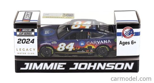 TOYOTA  CAMRY TEAM LEGACY MOTOR CLUB N 84 NASCAR CUP SERIES 2024 JIMMIE JOHNSON  PURPLE