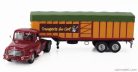WILLEME  LC610 TRUCK TRANSPORTS DU CERF 1952 - WITHOUT CARD BOX  RED ORANGE GREEN