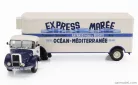 BERNARD  150MB TRUCK SEMI-FRIGO EXPRESS MAREE TRANSPORTS 1951 - WITHOUT CARD BOX  CREAM BLUE
