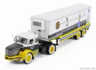 BERLIET  TLR 10M TRUCK SEMI-FRIGO INTERFLORA TRANSPORTS 1956 - WITHOUT CARD BOX  WHITE BROWN YELLOW