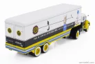 BERLIET  TLR 10M TRUCK SEMI-FRIGO INTERFLORA TRANSPORTS 1956 - WITHOUT CARD BOX  WHITE BROWN YELLOW