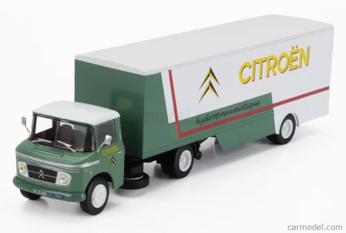 CITROEN  T55 HEULIEZ TRUCK HYDROPNEUMATIQUE CITROEN TRANSPORTS 1953 - WITHOUT CARD BOX  GREEN WHITE