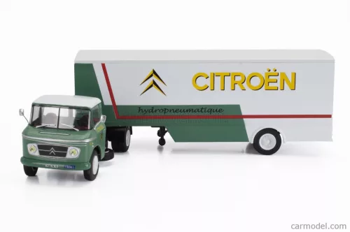 CITROEN  T55 HEULIEZ TRUCK HYDROPNEUMATIQUE CITROEN TRANSPORTS 1953 - WITHOUT CARD BOX  GREEN WHITE