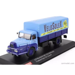   UNIC  IZOARD 122 TRUCK LIVRAISON DE VELOSOLEX TELONATO 1958  2 TONE BLUE