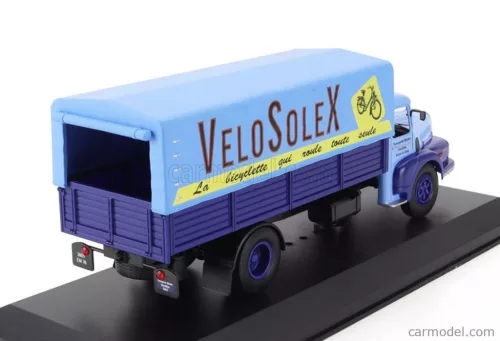 UNIC  IZOARD 122 TRUCK LIVRAISON DE VELOSOLEX TELONATO 1958  2 TONE BLUE